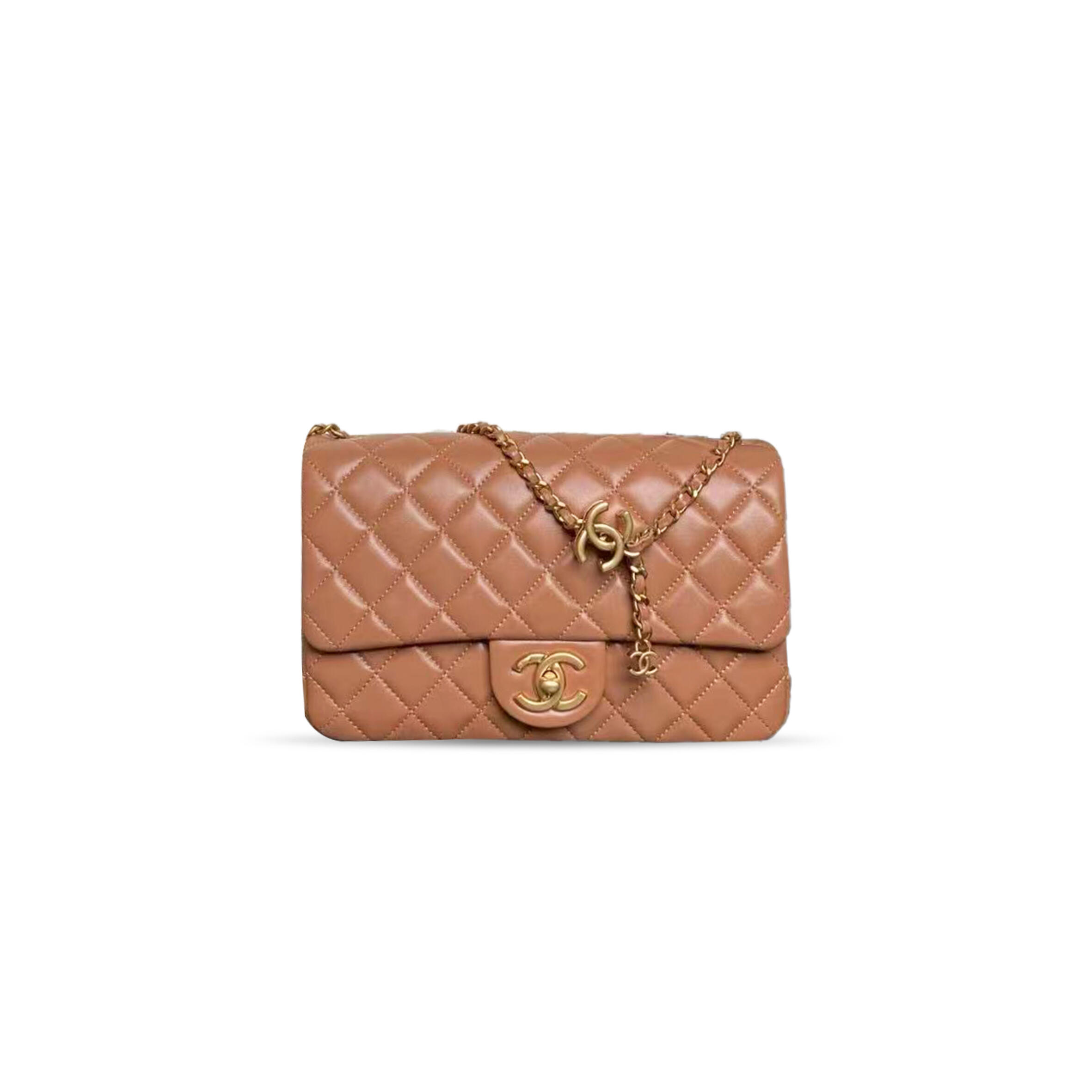 CHANEL CLASSIC FLAP WALLET ON CHAIN WOC AS5756 (23.5*14.5*7cm)